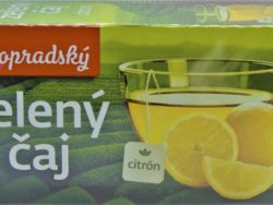 Zelený čaj citrón