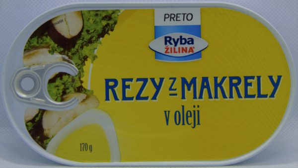 Rezy z makrely v oleji