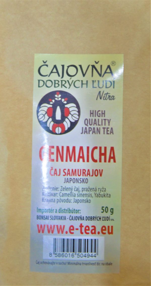 Genmaicha zelený čaj samurajov