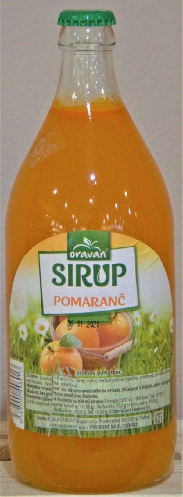 Sirup pomaranč Oravan