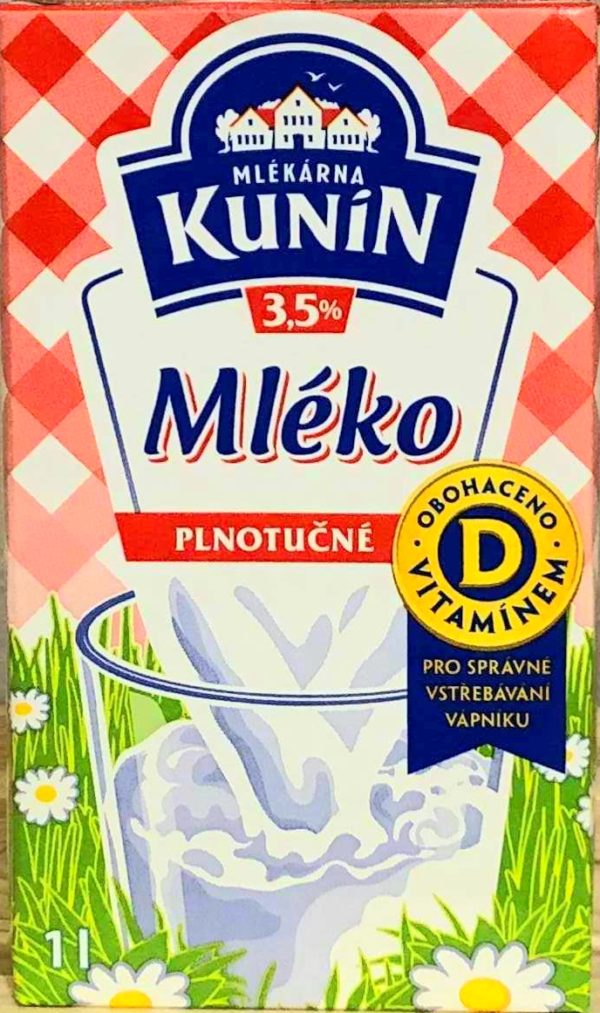 Mlieko trvanlivé 3,5%